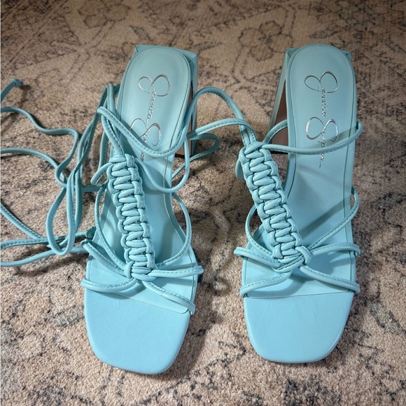 Jessica Simpson Women's Maena Ankle Wrap Heel 🩵 - Picture 2 of 5